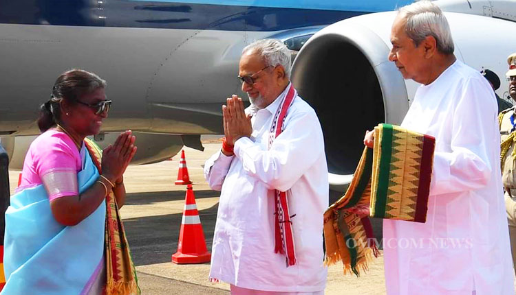 Prez Droupadi Murmu Arrives In Bhubaneswar On Two Day Odisha Visit Odisha