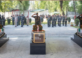 Army pays tributes to its bravehearts.