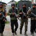 Srinagar: Army personnel patrolling during a search operation at encounter site at Shopian district of south Kashmir on Tuesday October 12,2021.(Photo: Nisar Malik /IANS)