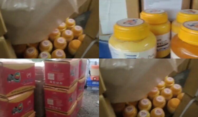 Surat police seized duplicate ghee from a factory.