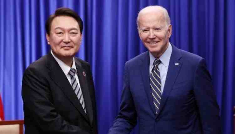 President Yoon Suk-yeol and US President Joe Biden