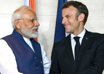 Narendra Modi, Emmanuel Macron