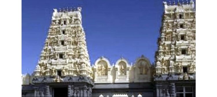 Hindu temple vandalised in Australia.