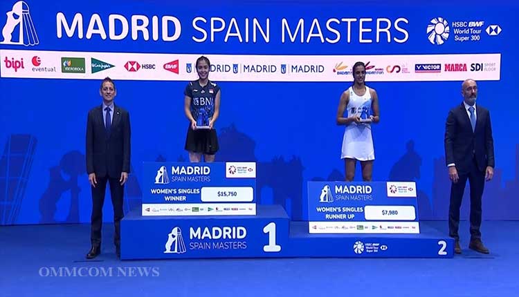 Masters de España 2023: Sindhu cayó ante Gregorio Dunjung en la final