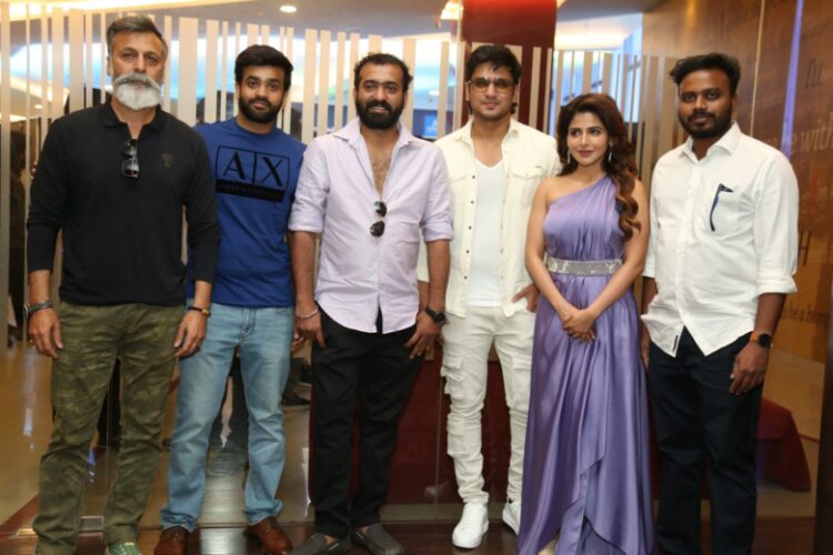 Hyderabad: Spy Movie Press meet.(Photo: Ramana M/IANS)