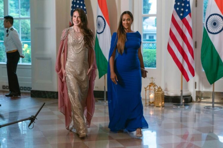 Who was the Indian-origin woman with President Biden's daughter?