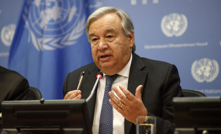 UN Secretary-General Antonio Guterres