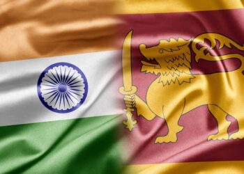 India, Sri Lanka flag