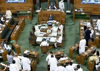 Lok Sabha adjourned