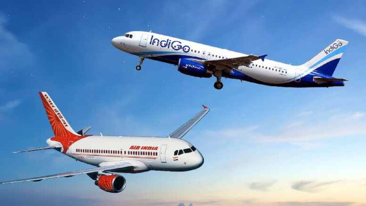 Indigo, Air India Flights