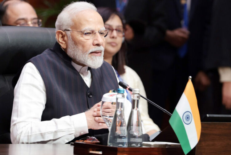 Jakarta: Prime Minister Narendra Modi during 18th East Asia Summit,in Jakarta, on Thursday,, September 07, 2023.(IANS/PIB)