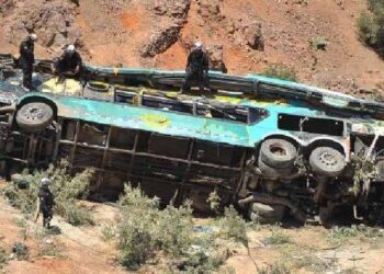 Bus Plunges Peru