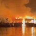 houseboat fire