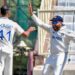 Ranchi: Indias cricket team captain Rohit Sharma with Akash Deep celebrates the wicket of Englands Ben Duckett on the first day of Fourth Test Cricket Match between India and England at Jharkhand State Cricket Association (JSCA) International Stadium Complex in Ranchi, Jharkhand on Friday, February 23, 2024.(IANS/Rajesh Kumar)