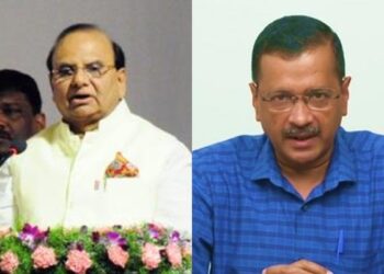 Arvind kejriwal & Vinai Kumar Saxena.