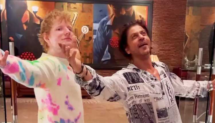 We Thought - Ed Sheeran with Shahrukh Khan doing the famous SRK pose..!  😳🖤 | Facebook