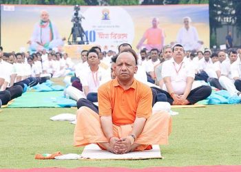 Yogi Adityanath leads Yoga Day celebrations