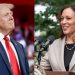 Donald Trump and Kamala Harris