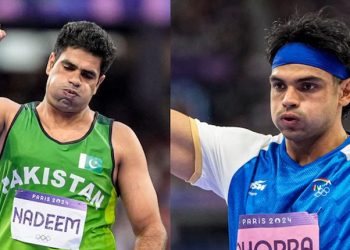 Neeraj Chopra and Arshad Nadeem