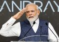 Bengaluru: Prime Minister Narendra Modi addresses during his interaction with scientists of ISRO after the  success of Chandrayaan-3 Mission, at ISRO Telemetry Tracking and Command Network (ISTRAC), in Bengaluru, Saturday, August 26, 2023. ISRO Chairman S. Somanath also seen.(IANS/PIB)