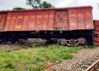 Goods Train Derail