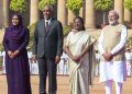 Maldives-President-Muizzu-accorded-ceremonial-welcome-at-Rashtrapati-Bhavan