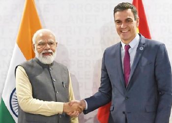 PM Modi and Spanish PM