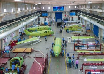 first private military aircraft plant