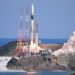 A Japanese H-2A rocket launches the QZS-R1 navigation satellite into orbit from the Tanegashima Space Center.(credit:Mitsubishi Heavy Industries)