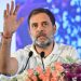 Hyderabad: Congress MP Rahul Gandhi addresses at a state-level consultation on the caste census at the Gandhian Ideology Centre in Bowenpally, Hyderabad on Tuesday, November 5, 2024. (Photo: IANS)