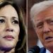 Donald Trump and Kamala Harris