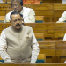 New Delhi: Union Minister Jitendra Singh speaks in the Lok Sabha during the winter session of Parliament in New Delhi on Wednesday December 04, 2024. (Photo: IANS/Sansad TV)