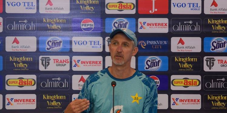 Pakistan's Test head coach Jason Gillespie