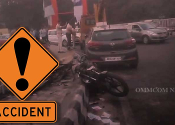 Accident Near Raj Bhavan