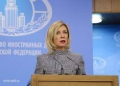 Russian Foreign Ministry Maria Zakharova