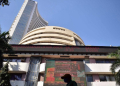 Mumbai:People walk past the Bombay Stock Exchange (BSE) building in Mumbai, on Tuesday, Feb 1. 2022.Prime Minister Narendra Modi's government on Tuesday announced a series of investments to shore up spending in infrastructure projects in its annual budget.(Photo:IANS)