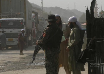 Fear, calm prevail at Pak-Afghan Torkham border.(photo: Hamza Ameer from Ground Zero Afghanistan)