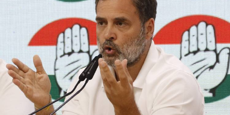 Congress leader Rahul Gandhi