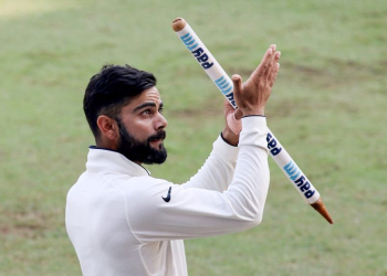 File Photo: Mumbai: Indian captain Virat Kohli celebrates after winning the fourth test match against England at Wankhede Stadium in Mumbai, on Dec 12, 2016. (Photo: Surjeet Yadav/IANS)
