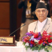 Bangkok: Nepal Prime Minister KP Sharma Oli attends the 6th BIMSTEC Summit in Bangkok on Friday, April 04, 2025. (Photo: IANS)