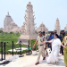 Purba Medinipur: West Bengal Chief Minister Mamata Banerjee visits the newly established Jagannath Temple in Digha to oversee preparations for the grand inauguration on April 30, in Purba Medinipur, on Monday, April 28, 2025. (Photo: IANS)