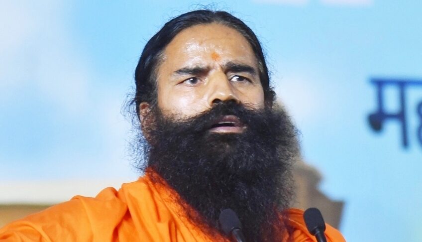 Jaipur : Yog Guru Baba Ramdev addressing the 68th Akhil Bharatiya Vidyarthi Parishad national convention in Jaipur on Friday, November 25, 2022. (Photo:Ravi shankar vyas/IANS)
