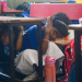 New Delhi: School students take shelter under the benches during a civil defence mock drill as a part of the nationwide mock drill at DTEA School, Lodhi Estate, in New Delhi, Wednesday, May 07, 2025. The Ministry of Home Affairs has instructed several states to conduct civil defence mock drills on May 7. (Photo: IANS)