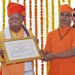 Jaipur: RSS Chief Mohan Bhagwat participates in the death anniversary ceremony of Ravinath Maharaj at Ravinath Ashram in Harnada, Jaipur, on Saturday, May 17, 2025. (Photo: IANS)