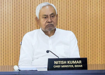 Patna: Bihar Chief Minister Nitish Kumar chairs a high-level review meeting of the Vigilance Department at 'Sankalp,' 1, Aney Marg, in Patna, Friday, May 16, 2025. (Photo: IANS/X/@Jduonline)