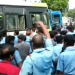 AMA Bus Staff Protest
