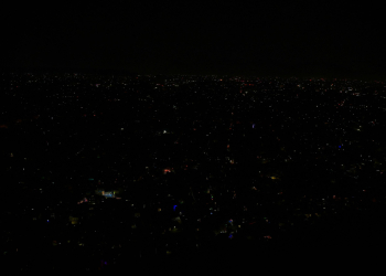 Jaipur: A total blackout being observed from Nahargarh Fort, as all lights are turned off as a part of a mock drill instructed by the MHA in Jaipur, Wednesday, May 07, 2025. (Photo: IANS)