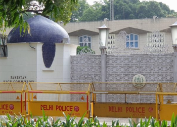 New Delhi : Afghan citizens detained at Pakistan High Commission on call for protest against Pakistan in New Delhi on Thursday, September 09, 2021. (Photo: Anupam Gautam/ IANS)