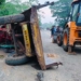 Tractor-Trolley Overturns In Jajpur