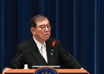 Japanese Prime Minister Shigeru Ishiba